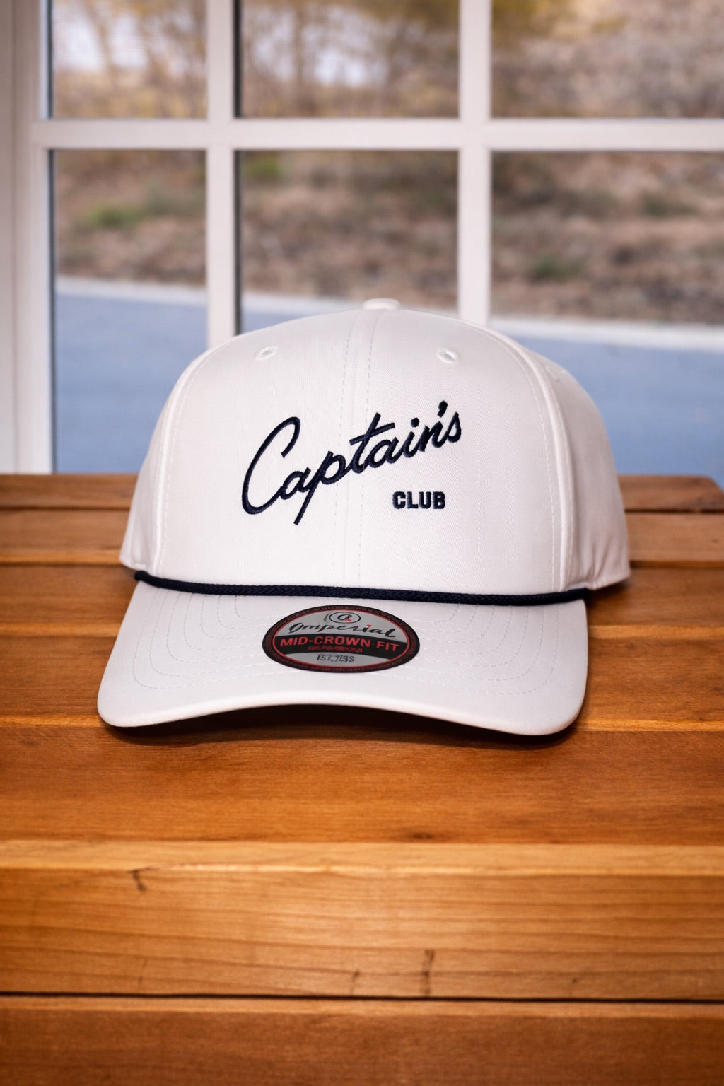Captain's White Rope Hat