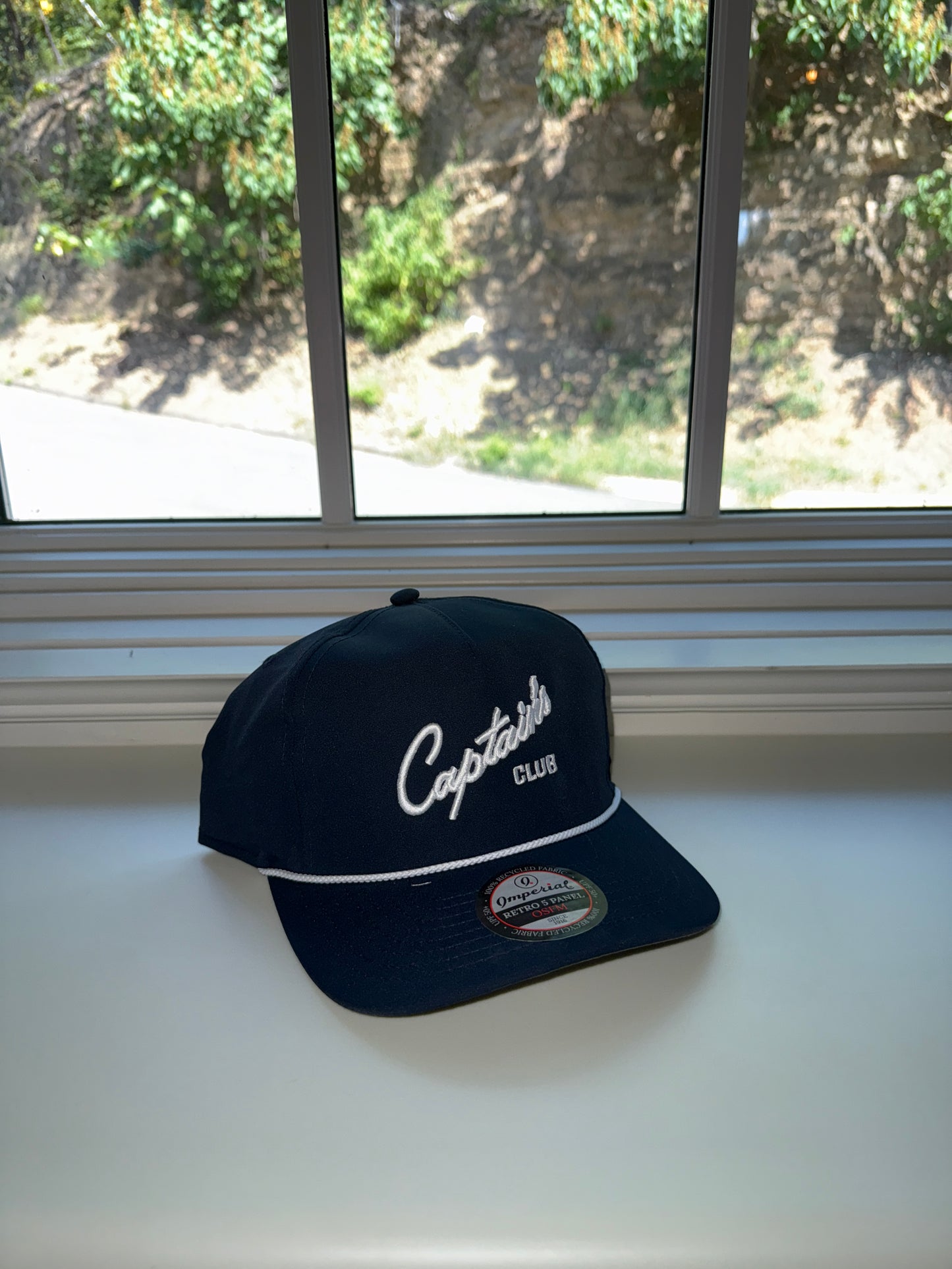 Captain's 3D Outline Navy Rope Hat