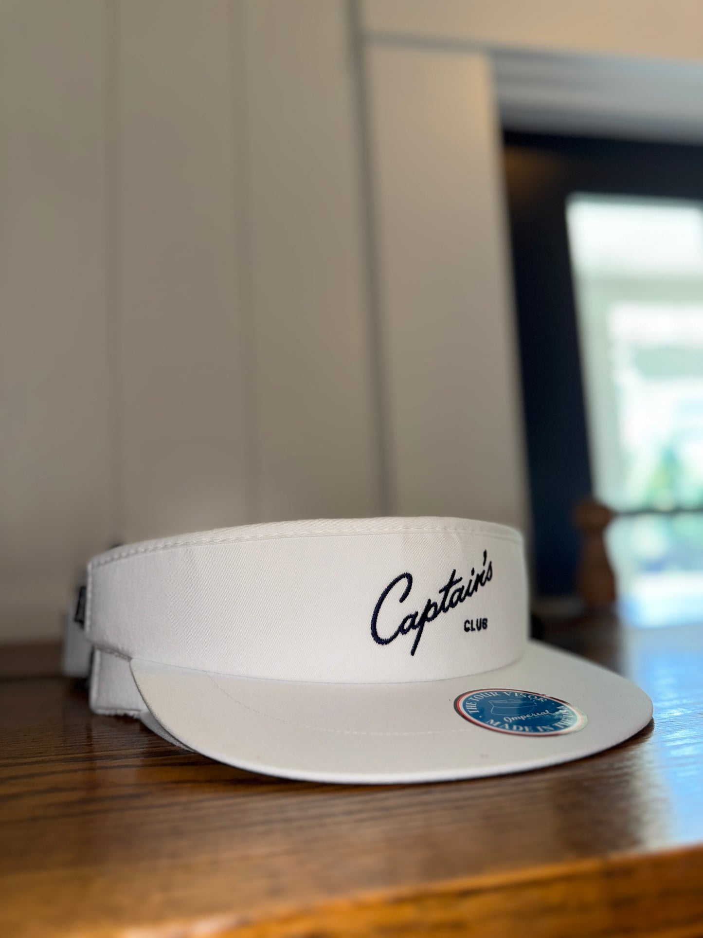 Captain's White Men's PGA Visor