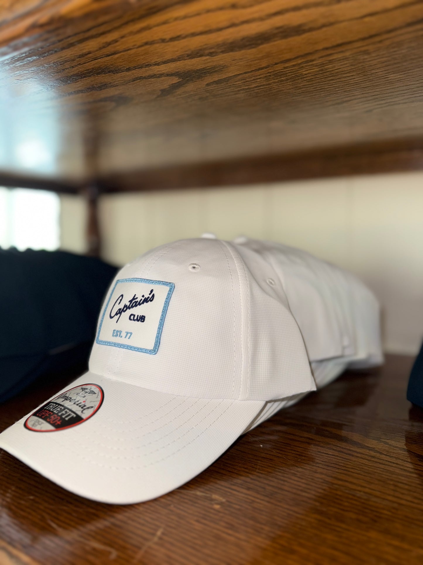 Captain's White Patch Hat