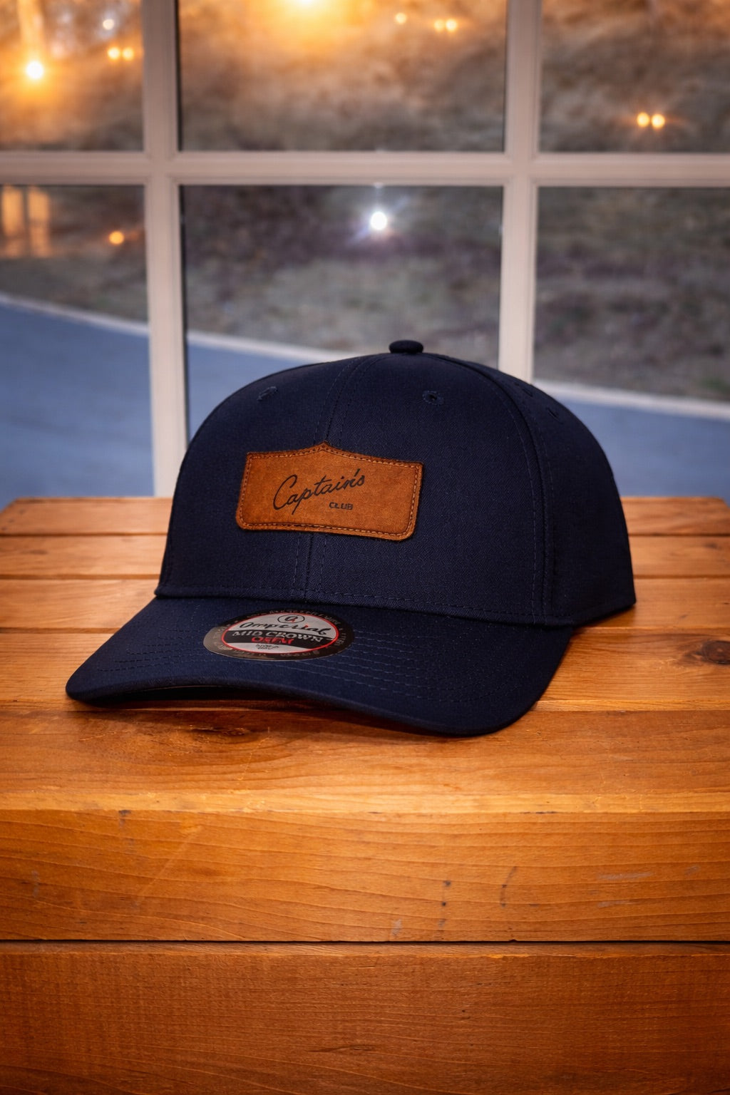 Captain's Leather Patch Hat