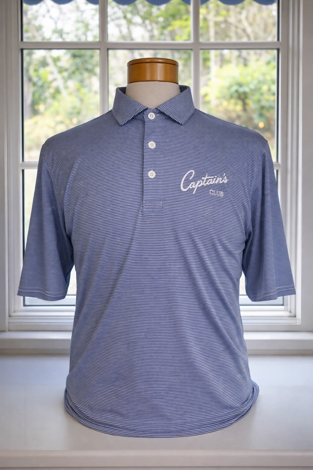 The Perkins Shirt- Heathered Andover & White