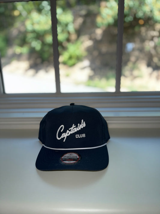 Captain's 3D Outline Navy Rope Hat