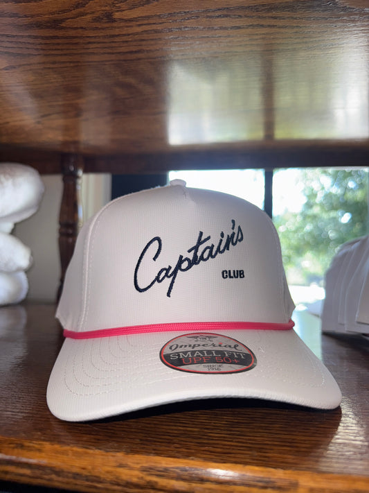 Captain's Hot Pink Rope Hat
