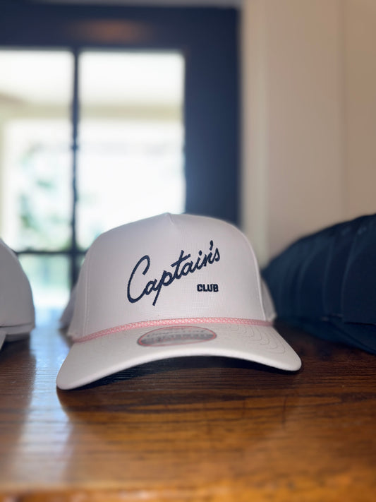 Captain's Light Pink Rope Hat