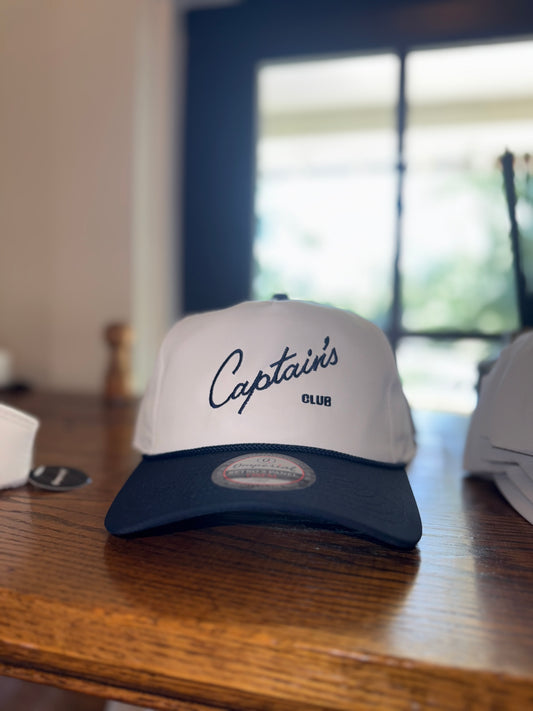 Captain's Blue & White Rope Hat